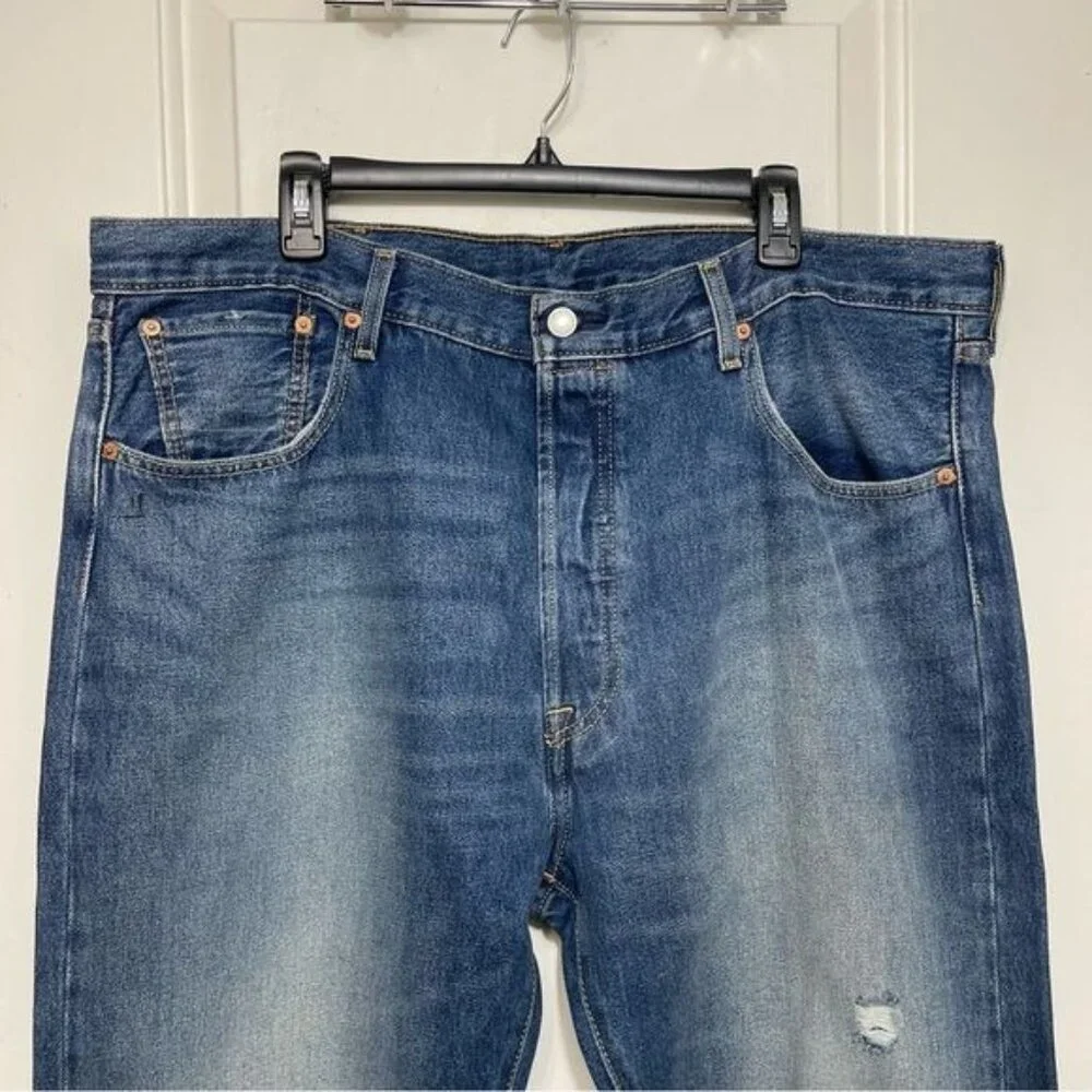 New Levi's Mens 501  93‎ Straight Blue Jeans Size 35